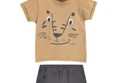 Σετ μπλούζα με βερμούδα για βρεφικό αγόρι (0 - 18μηνών) | ΤΑΜΠΑ - Energiers - 